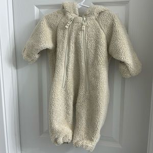 LL Bean warm onesie with hood